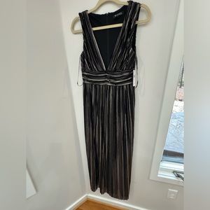 GUESS black & gold maxi dress. New with tags!